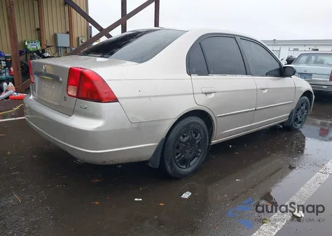 2002 Honda Civic Lx from USA, damaged, VIN 2HGES16652H611644